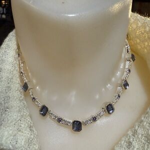 Vintage Monet Amethyst Necklace